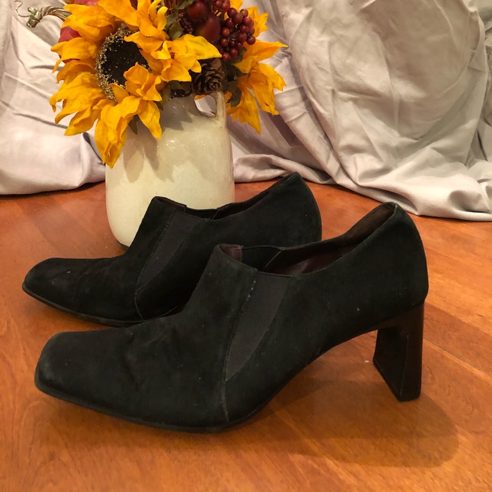 Suede Ankle Bootie